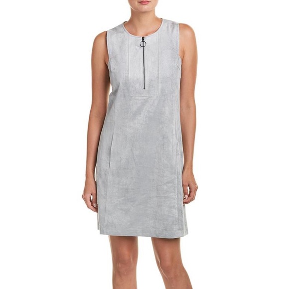 NWT BCBGMaxAzria Jamy Faux Suede Tank Mini Dress - Picture 14 of 14